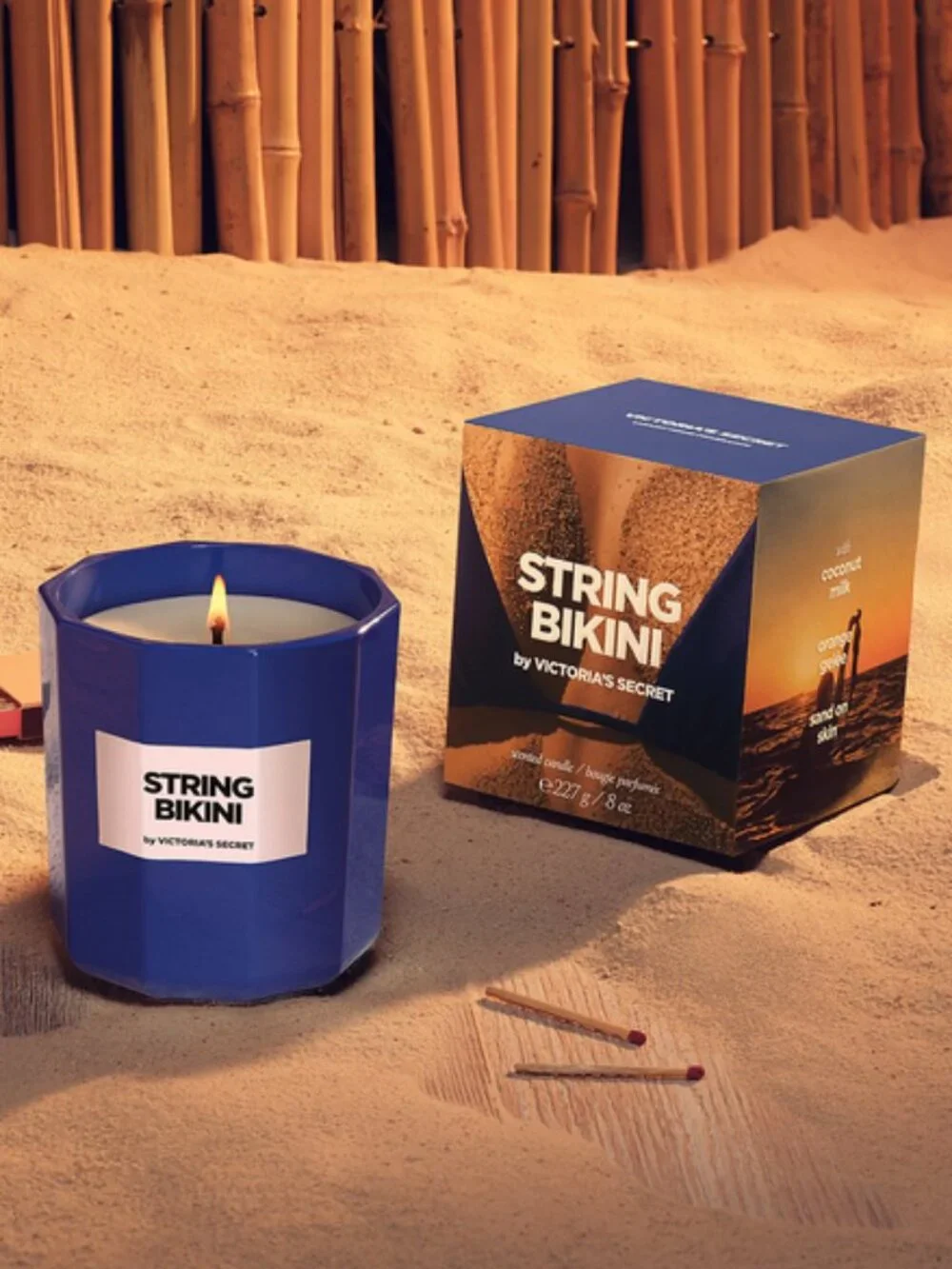 Victoria's Secret String Bikini Luxury Home Fragrance Candle 8 oz NWT